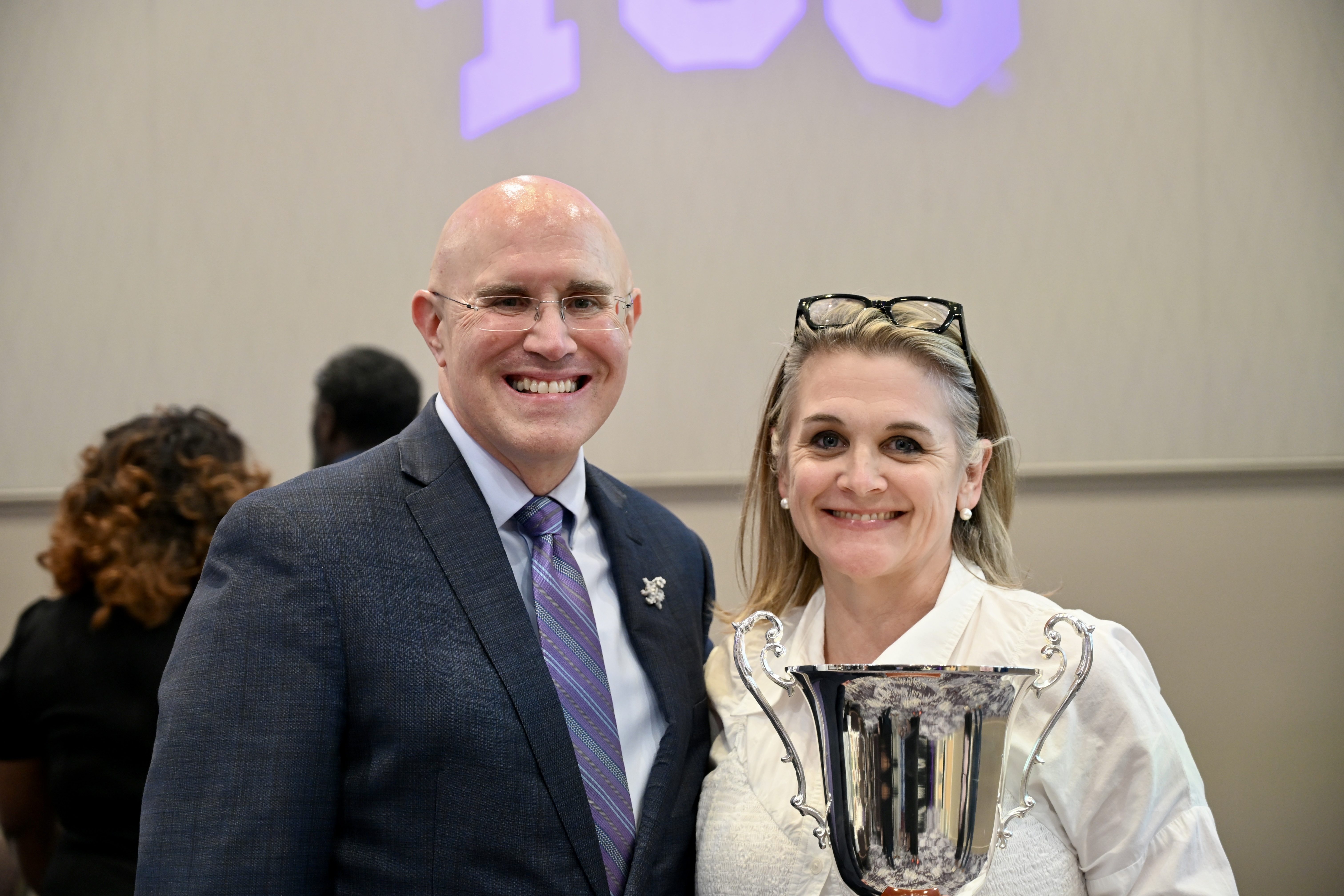 Professor Grau with Dean Ron Pitcock